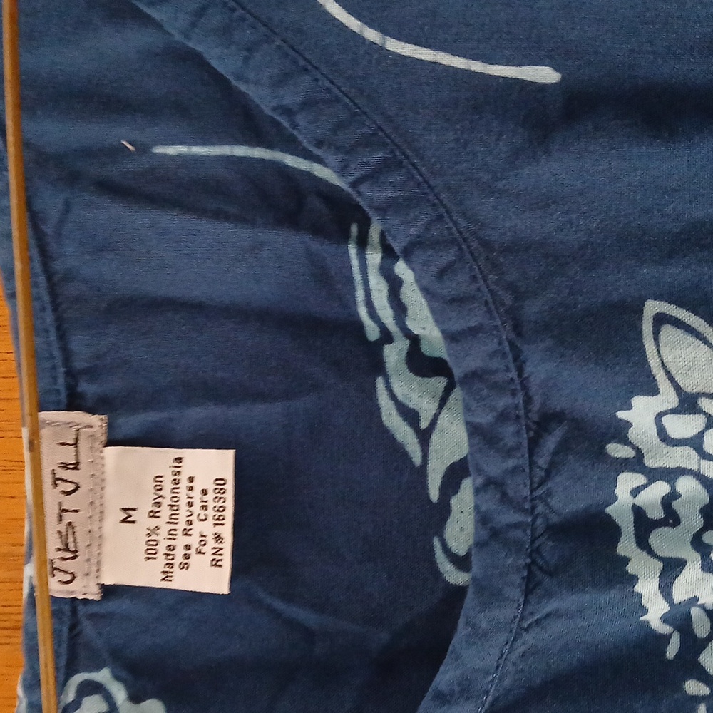 Jet Just Jill Medium Blue Floral Top